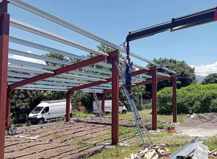 Travaux de charpente métallique La Réunion